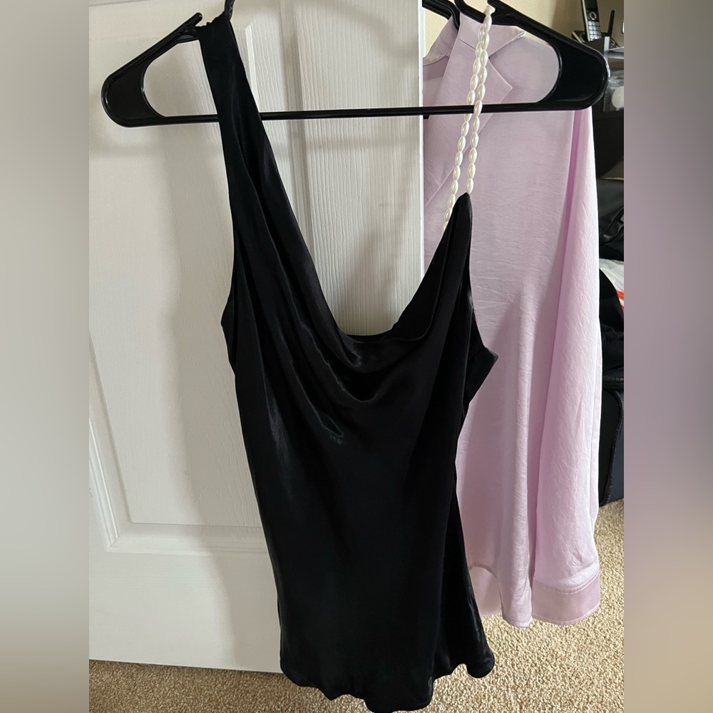 ZARA PEARL DETAIL CAMISOLE